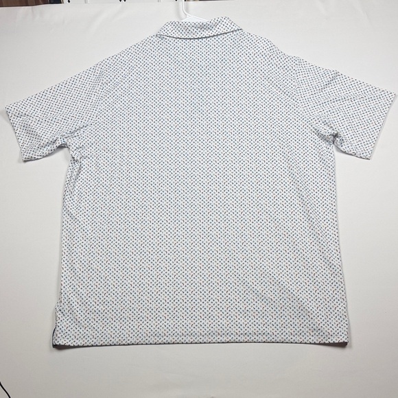 Walter Hagen White and Blue Patterned Polo Shirt XXL NWT - Picture 5 of 5